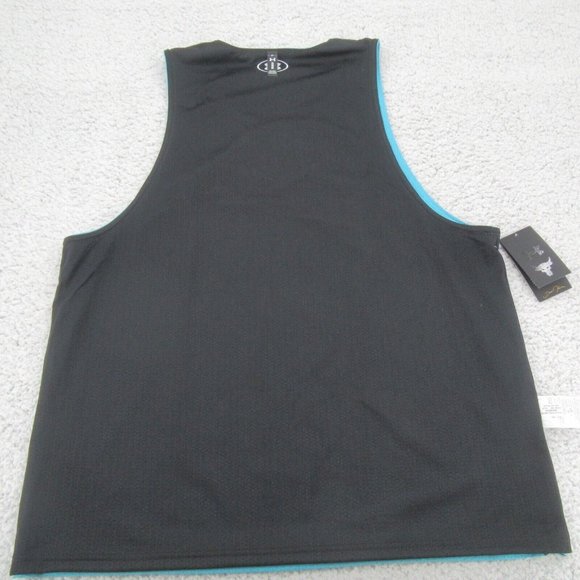 Under Armour Project Rock Training Reversible Gym Tank Top Men's Size XL NEW - Picture 4 of 10